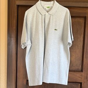 Lacoste Men's Light Gray Polo Shirt